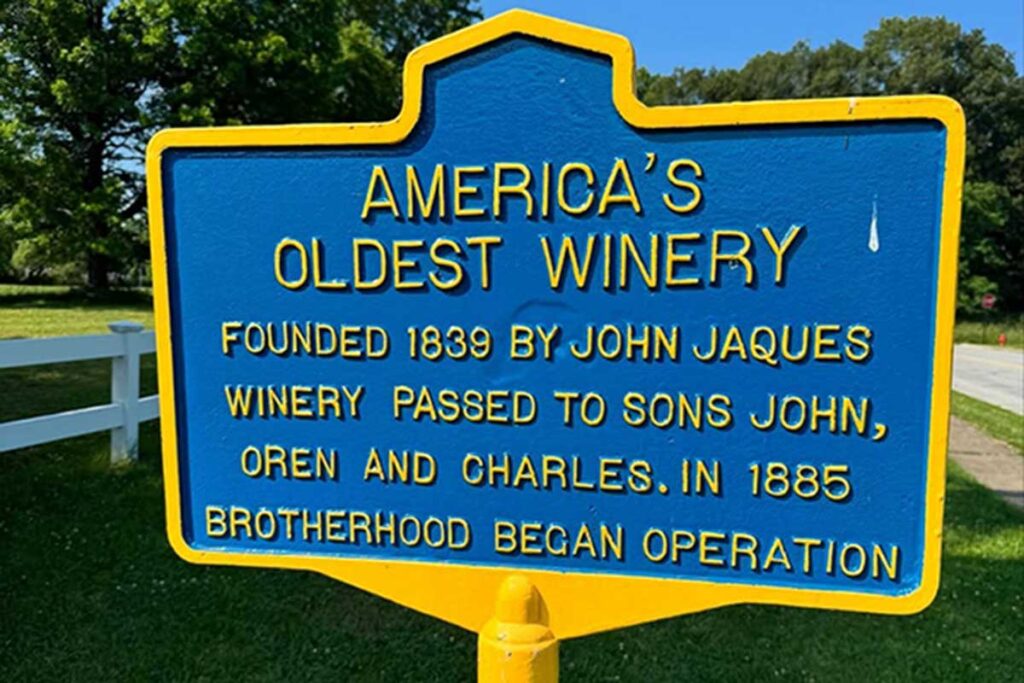 Brotherhood-Historical-Sign-Americas-Oldest-Winery